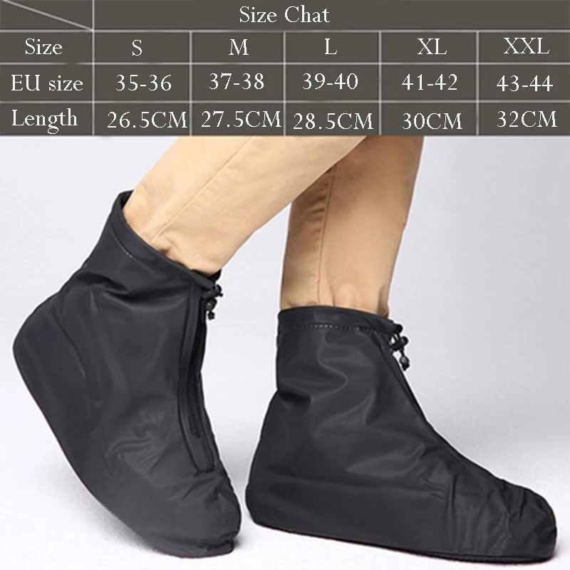 Многоразовые Чехлы для резиновой обуви ботинки Нескользящие долговечные дождя