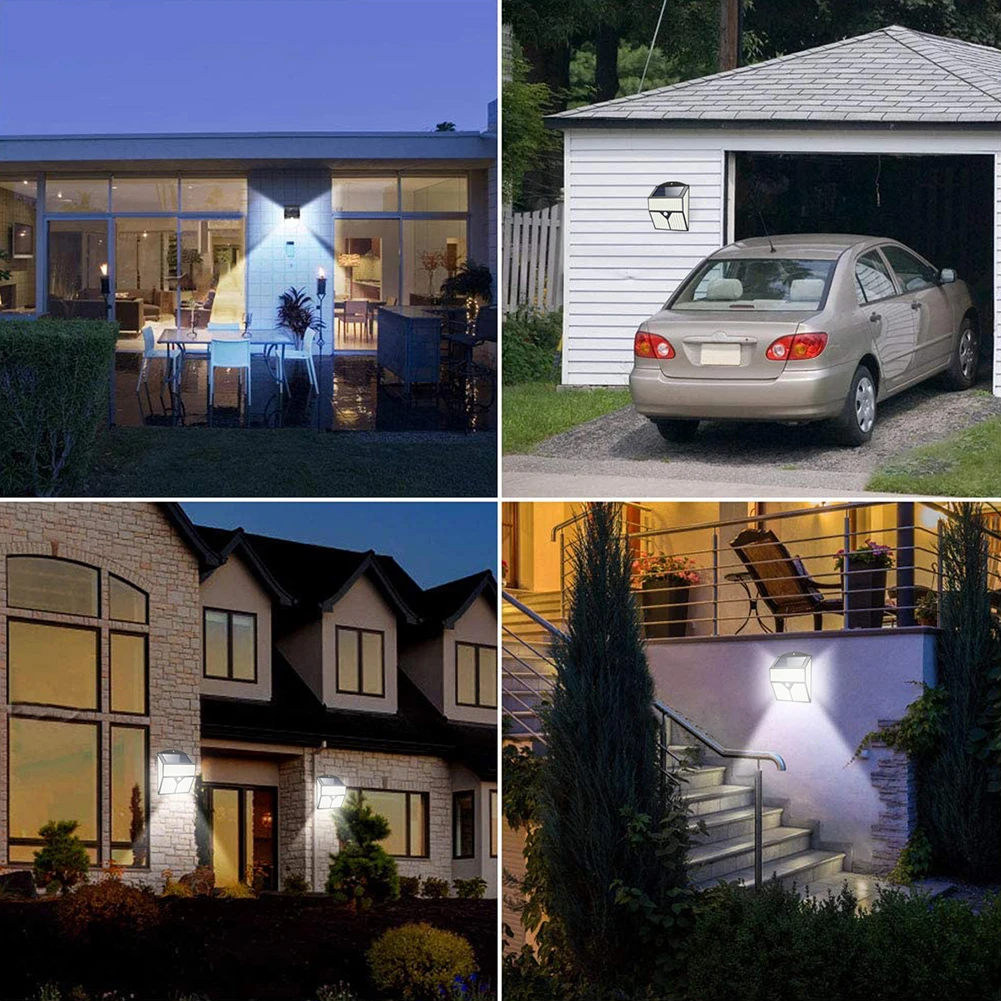 

318/436LED Solar Light Outdoor Street Wall Security Bright Waterproof PIR Motion Sensor Solar Lamp for Garden Decor