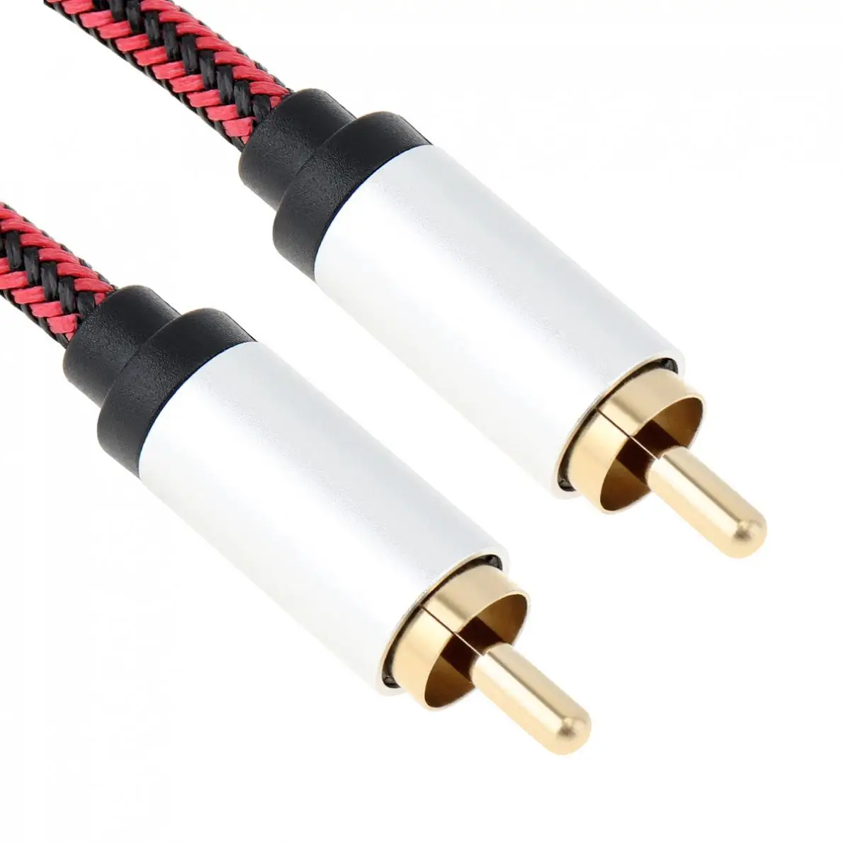 DiGiYes 1 м HiFi 5 SPDIF RCA к папа мужчине коаксиальный кабель стерео аудио нейлон видео для