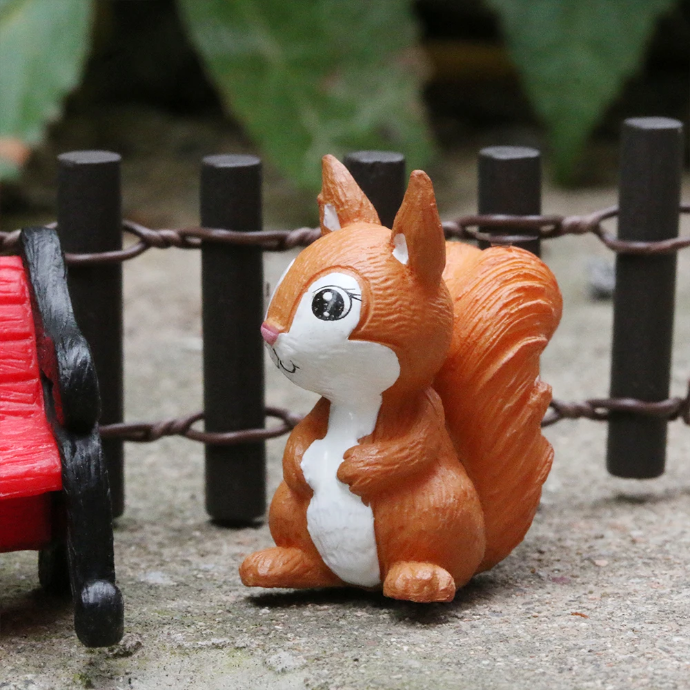 1 аппликации фигурка белки миниатюрные животные маленькая модель Сказочный Сад