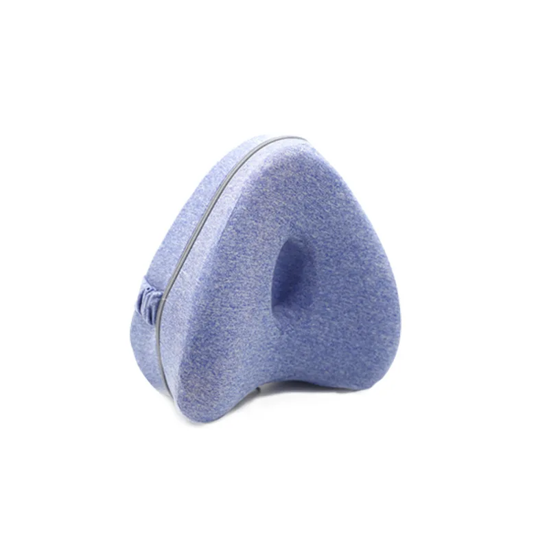 Dark blue Ортопедическая подушка с эффектом памяти, позиционер для ног, подушка для сна, поддержка колена, подушка между ног для боли в бедре, радикулит - Цвет: Dark blue