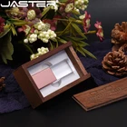 USB-флеш-накопитель JASTER деревянный с кристаллами, 128163264 ГБ