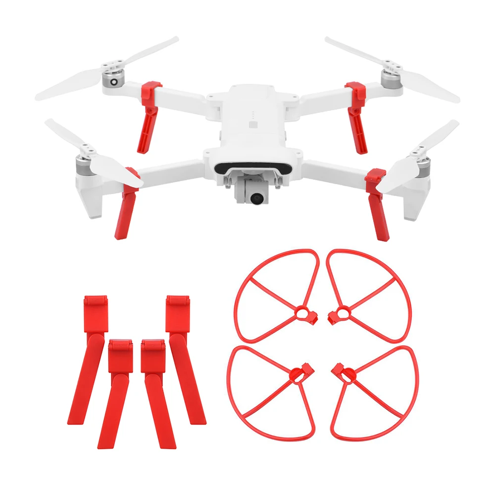 4 шт. посадочная Шестерня Складная повышающая нога + защита пропеллера для Xiaomi FIMI