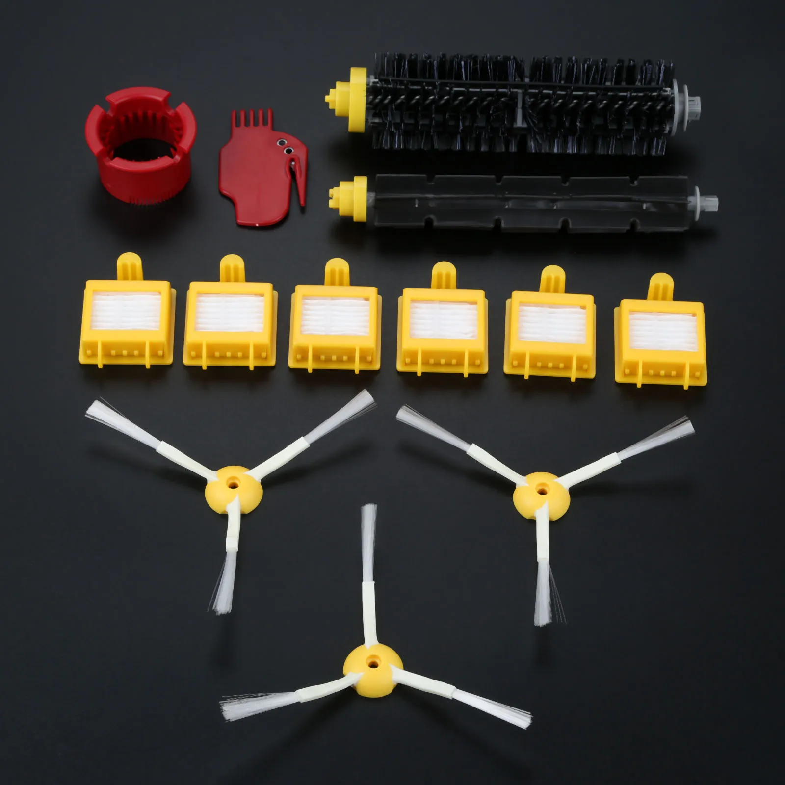 13pcs/kit Vacuum Cleaning Robots Replacement fits for Roomba 700 Series Maintenance Accessory Filters/Side Brush/Roll/Screw/Tool |