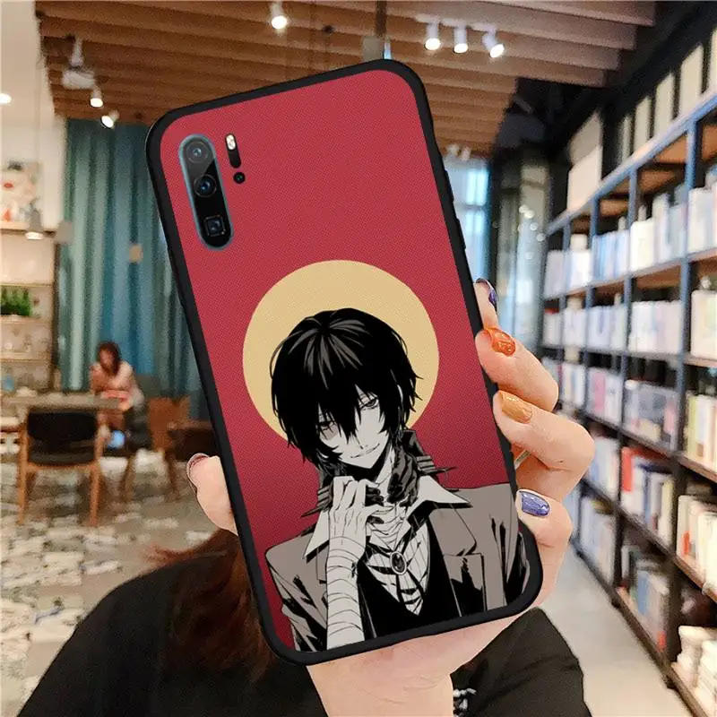 

Anime bungou stray dogs japanese Phone Case For Huawei honor Mate P 9 10 20 30 40 Pro 10i 7 8 a x Lite nova 5t Soft Silicone