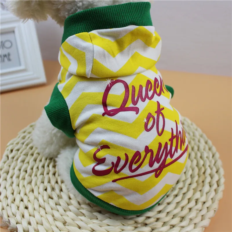 Одежда для собак толстовка с капюшоном Классическая симпатичная футболка кошек