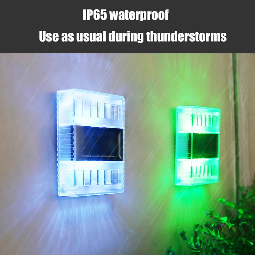 

4pcs LED Solar Night Light Wall Light Waterproof Outdoor Garden Up And Down Glowing Decorative Wall Light Street Light Dropship
