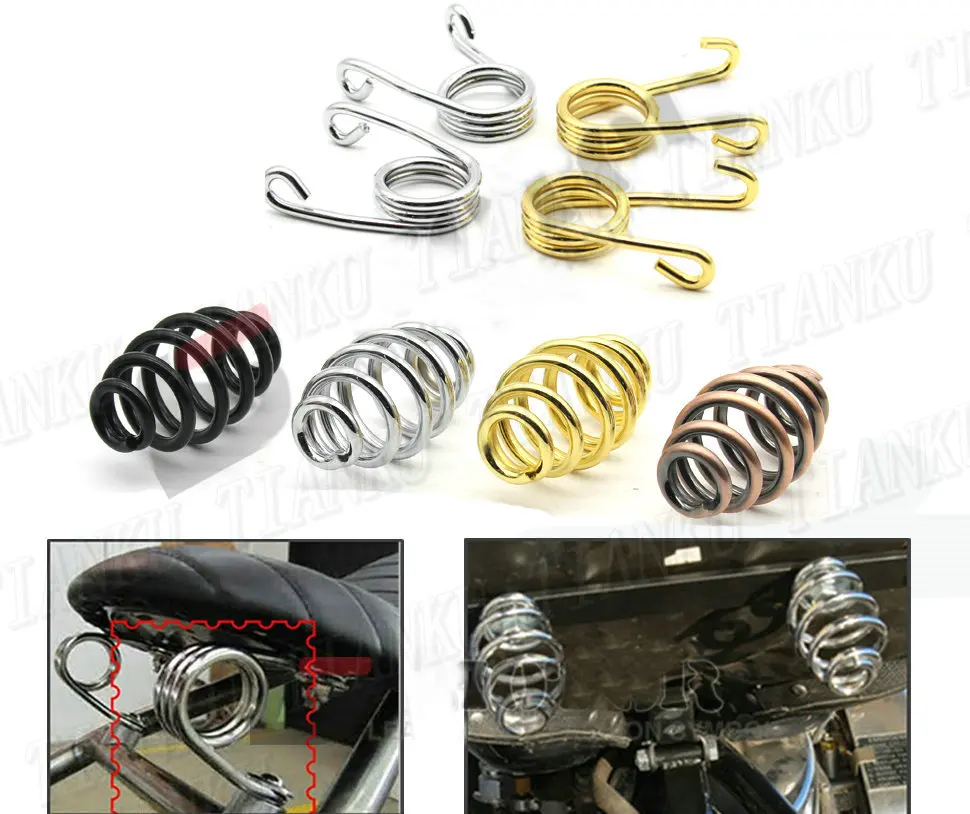 Крестовое кожаное сиденье пружинное + заднее на крыле подкладка для Honda Shadow Steed Magna