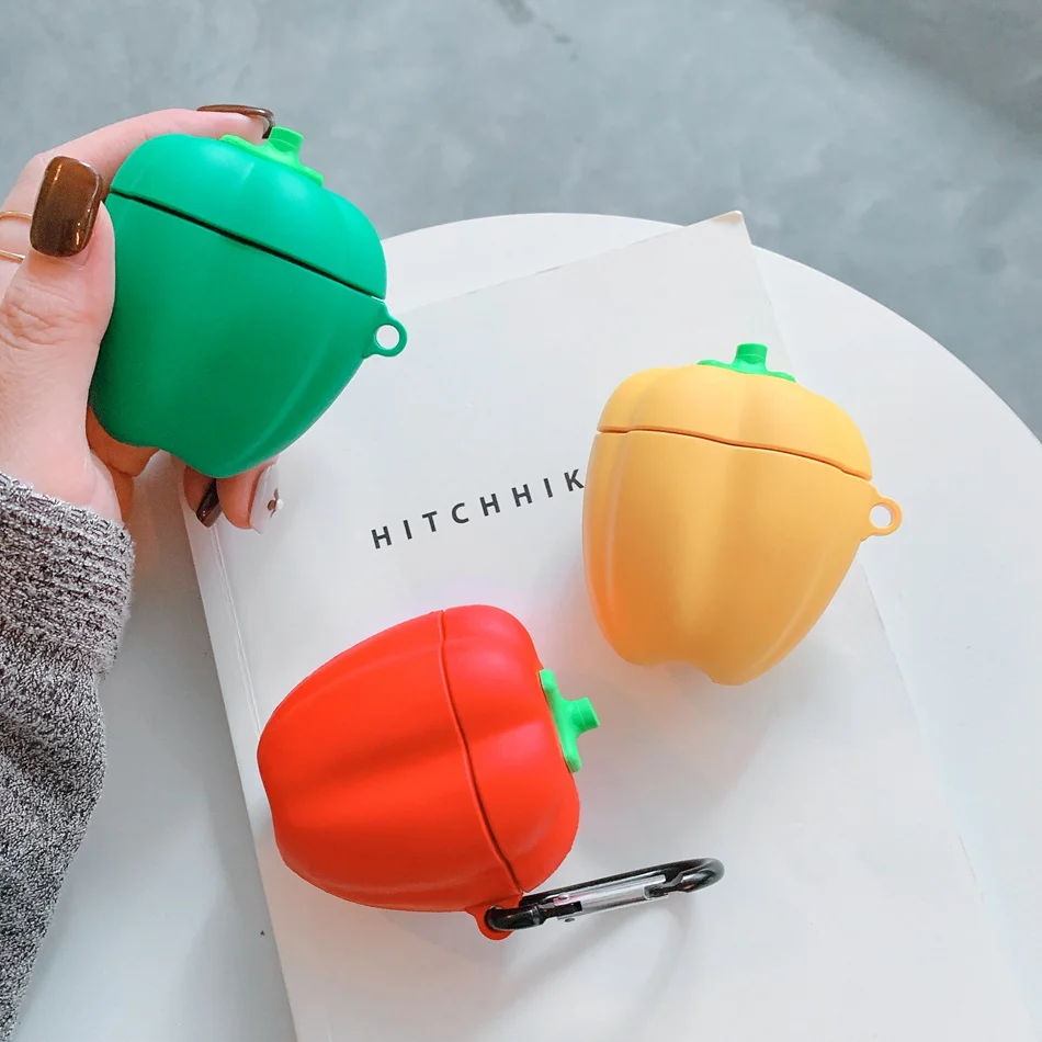 Роскошный чехол для Airpods 2 чехол силиконовый милый чехол для Apple Airpod беспроводные наушники для Air Pods аксессуары брелок ТВ коробка