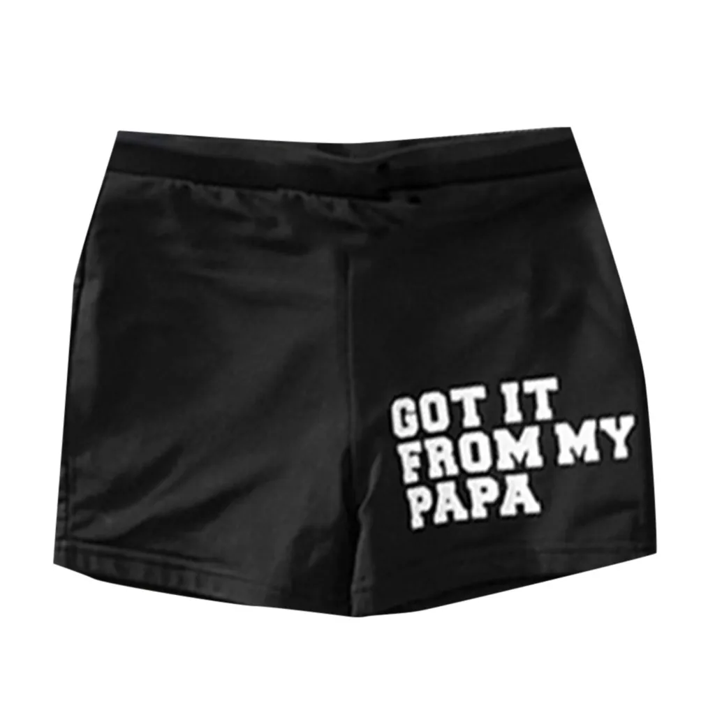 Новинка 2020 однотонный семейный купальник с надписью для маленьких мальчиков