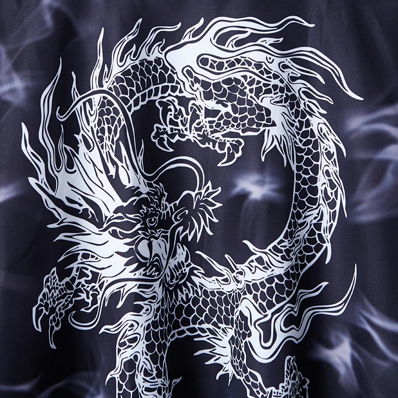 Кимоно в японском стиле для мужчин и женщин черный кардиган уличном халат с