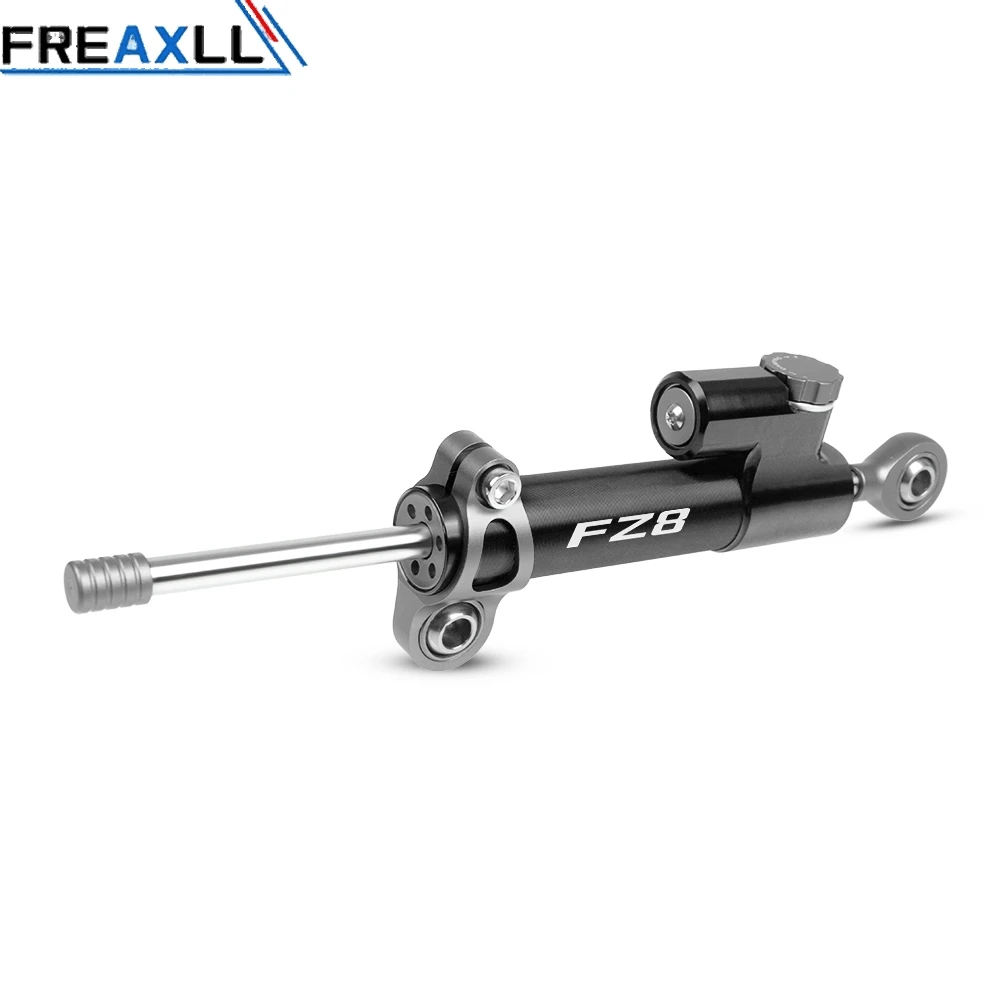 Gray-Black For Yamaha FZ8 FZ 8 2011 2012 2013 Motorcycle Accessories Damper Stabilizer Damper Steering Reversed Safety Control - Цвет: Gray-Black