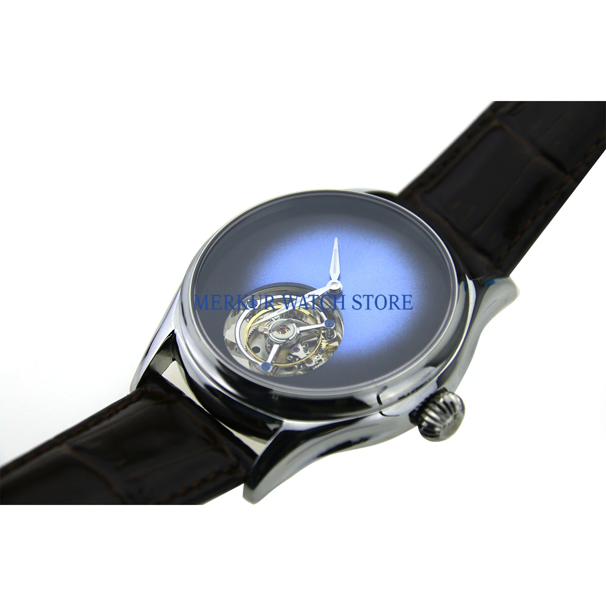 Sugess мужские часы Механические чайки Ханчжоу Высокая Beat Tourbillon движение Skelenton роскошное платье позолоченный черный циферблат