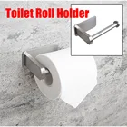 Держатель для туалетной бумаги, самоклеящийся, из нержавеющей стали
