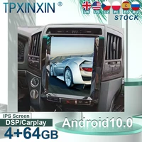 for toyota land cruiser 2008 2015 android 10 0 car stereo with screen tesla radio player car gps navigation head unit