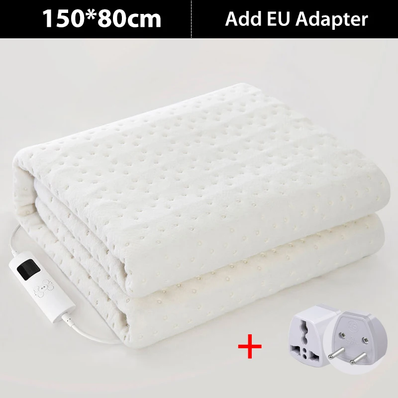150x80 EU Adapter Xiaomi youpin, умное удаление клещей, электрическое одеяло, безопасность, синхронизация, интеллектуальный контроль температуры, удобная стирка для зимы - Color: 150x80 EU Adapter