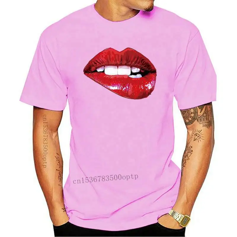 

New Sexy Lips Women's T-Shirts Summer Cartoon Print T Shirt Women Tshirts Casual Short Sleeves Brands Tee Shirts Women