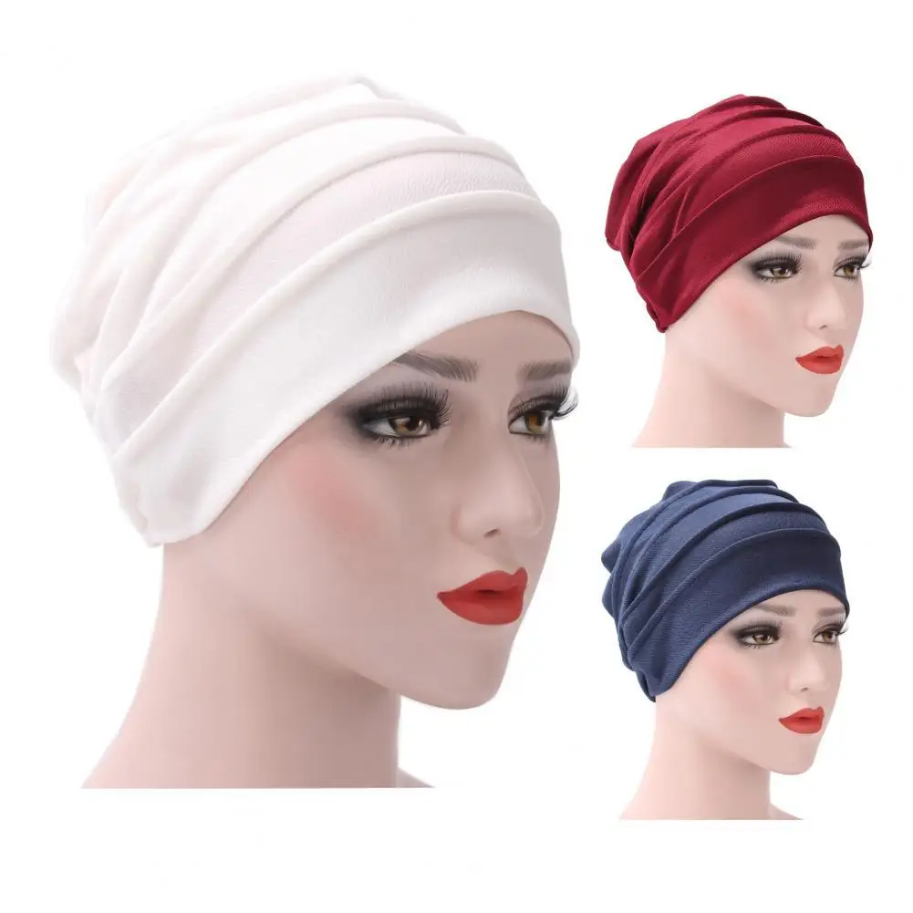 

Soft Trendy All Match Lady Cap Headwear Women Headwraps Elegant for Home