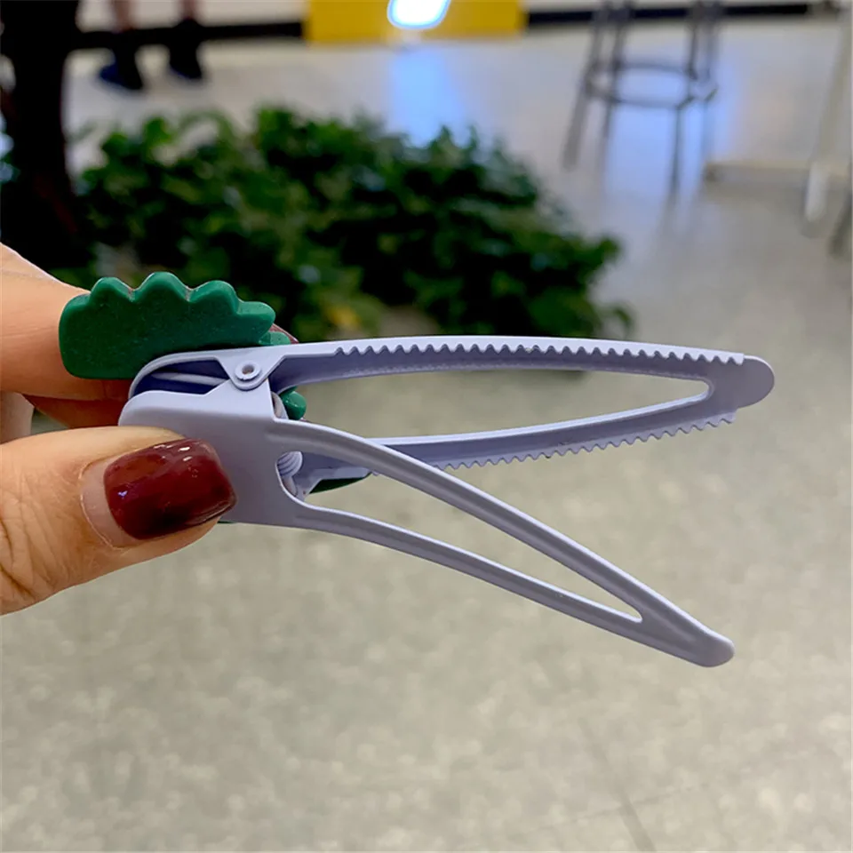 

Children Cute Animal Cartoon Hair Ornament Hairpin Girls Sweet Fruit Durkbill Clips Alloy Big Size Wahs Face Barrettes Womens