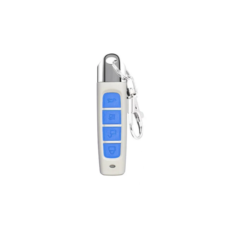 

1pcs 433MHZ Multi-frequency Wireless Mini Door Opener Cloning Round Shape Key Fob A Distance Fixed Code Controller 4 Button