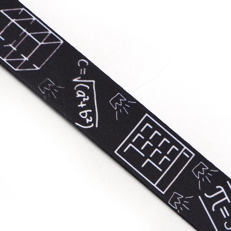 RollPark геометрические математические формулы шнурки для брелка ID карты пропуска