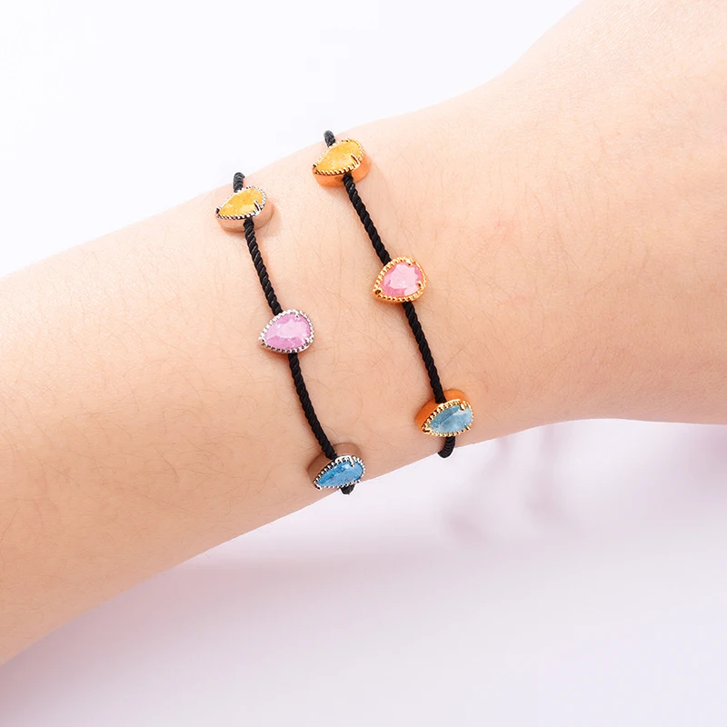 Браслет NANKIYA модные простые аксессуары для женщин регулируемые фианиты