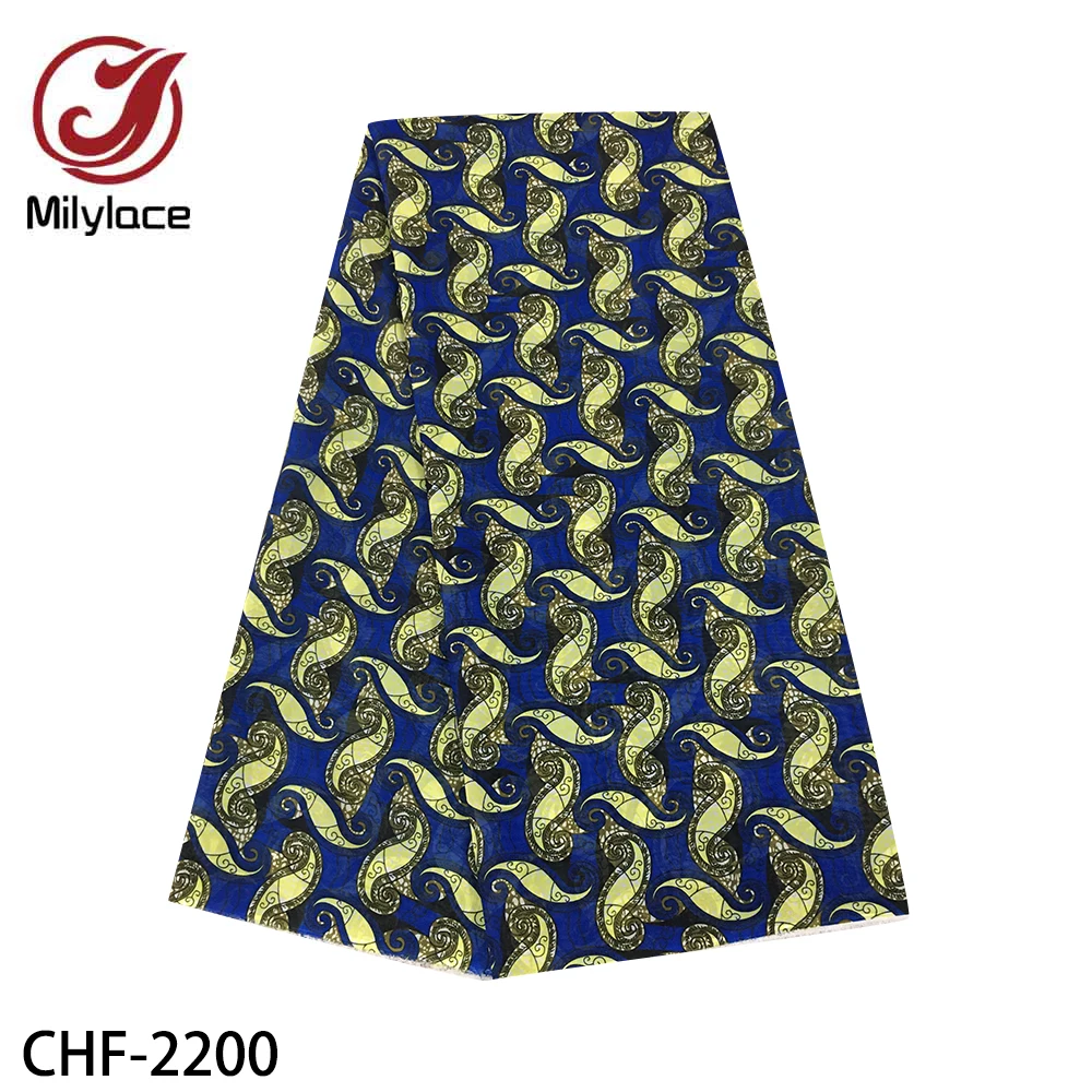 Мягкая и дышащая шифоновая ткань с принтом не прозрачный полиэфирный материал