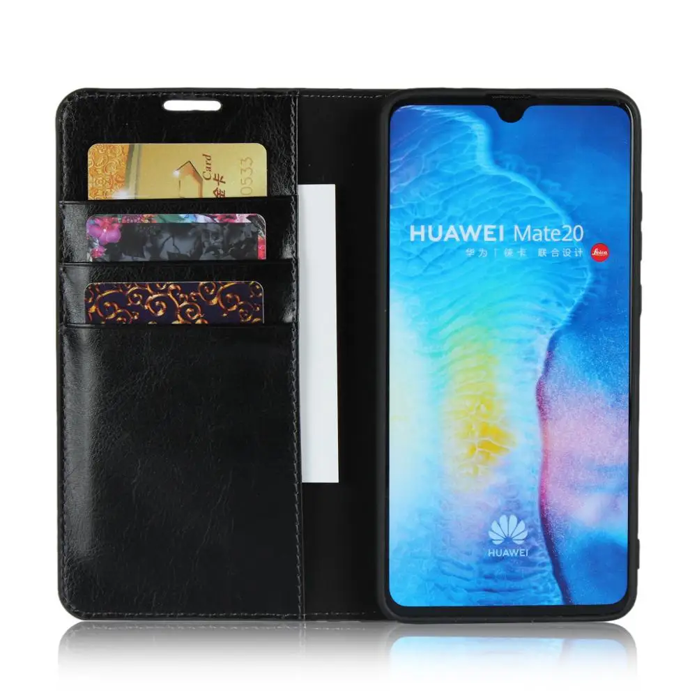 LUCKBUY для Huawei Mate 20 20X Mate20 Pro Классические чехлы-бумажники из натуральной кожи Lite 9 8 7