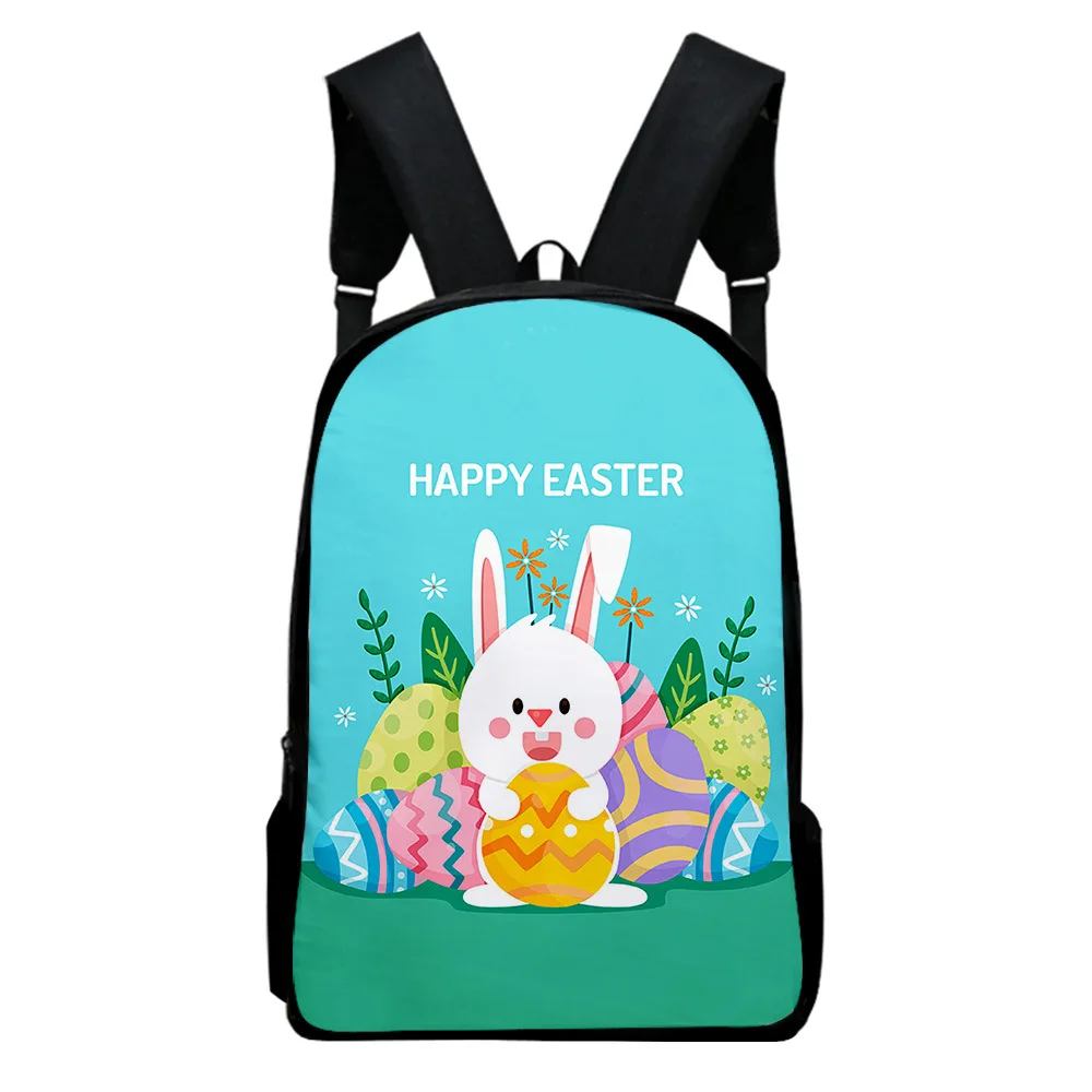 

2021 New Boys Girls Backpack 3D Print Easter Day Teenager Cosplay Waterproof Oxford Travel Bags School Bags Laptop Bags