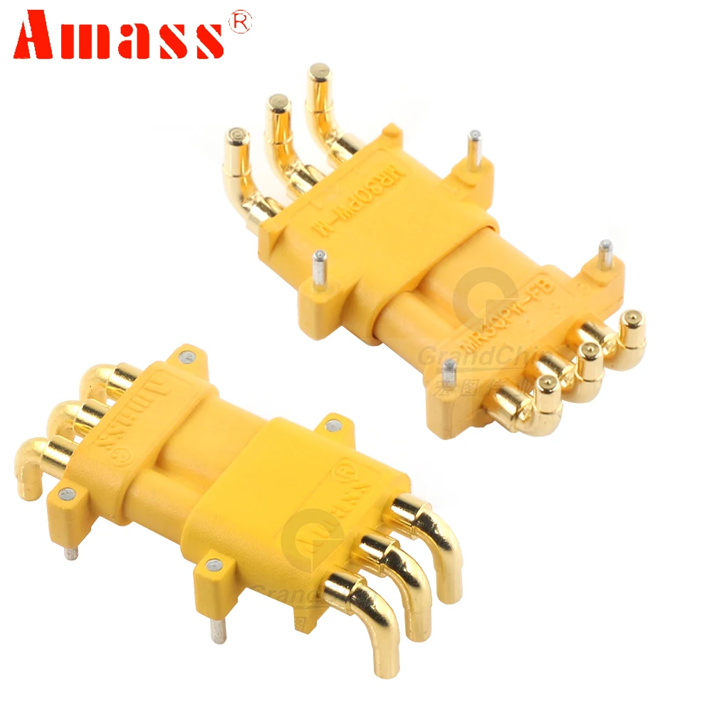 5 пар AMASS MR30PW MR 30 PCB 3 pin Male Female 2 мм Bullet разъемы для RC Lipo батарея Мультикоптер самолет