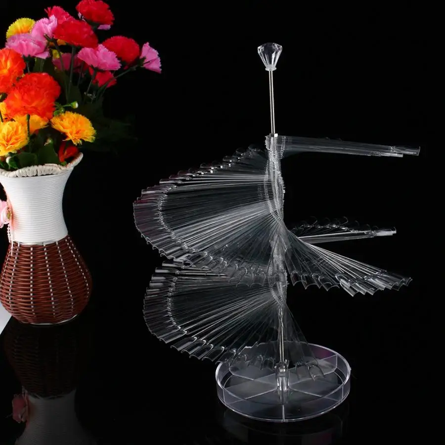 120 палочек для дизайна ногтей витрина спиральные накладные ногти