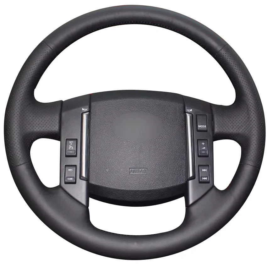 

Black Synthetic Leather Car Steering Wheel Cover for Land Rover Freelander 2 2007-2012