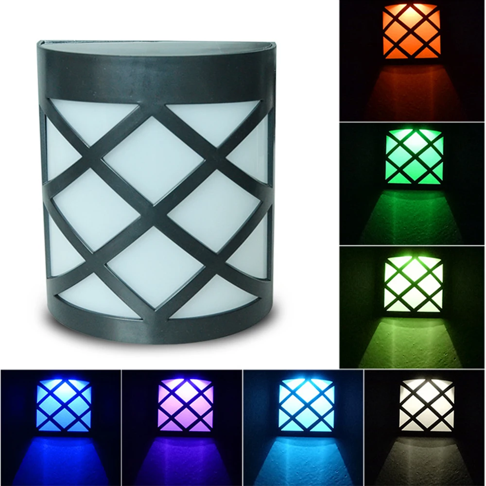 Уличный настенный светильник на солнечной батарее водонепроницаемый