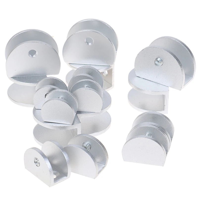 4 шт./лот зажим для кронштейна из алюминия толщиной 5 8 мм 6 10 12 11 15 стеклянные зажимы