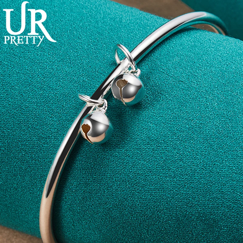 

Женский браслет из серебра 925 пробы с колокольчиком