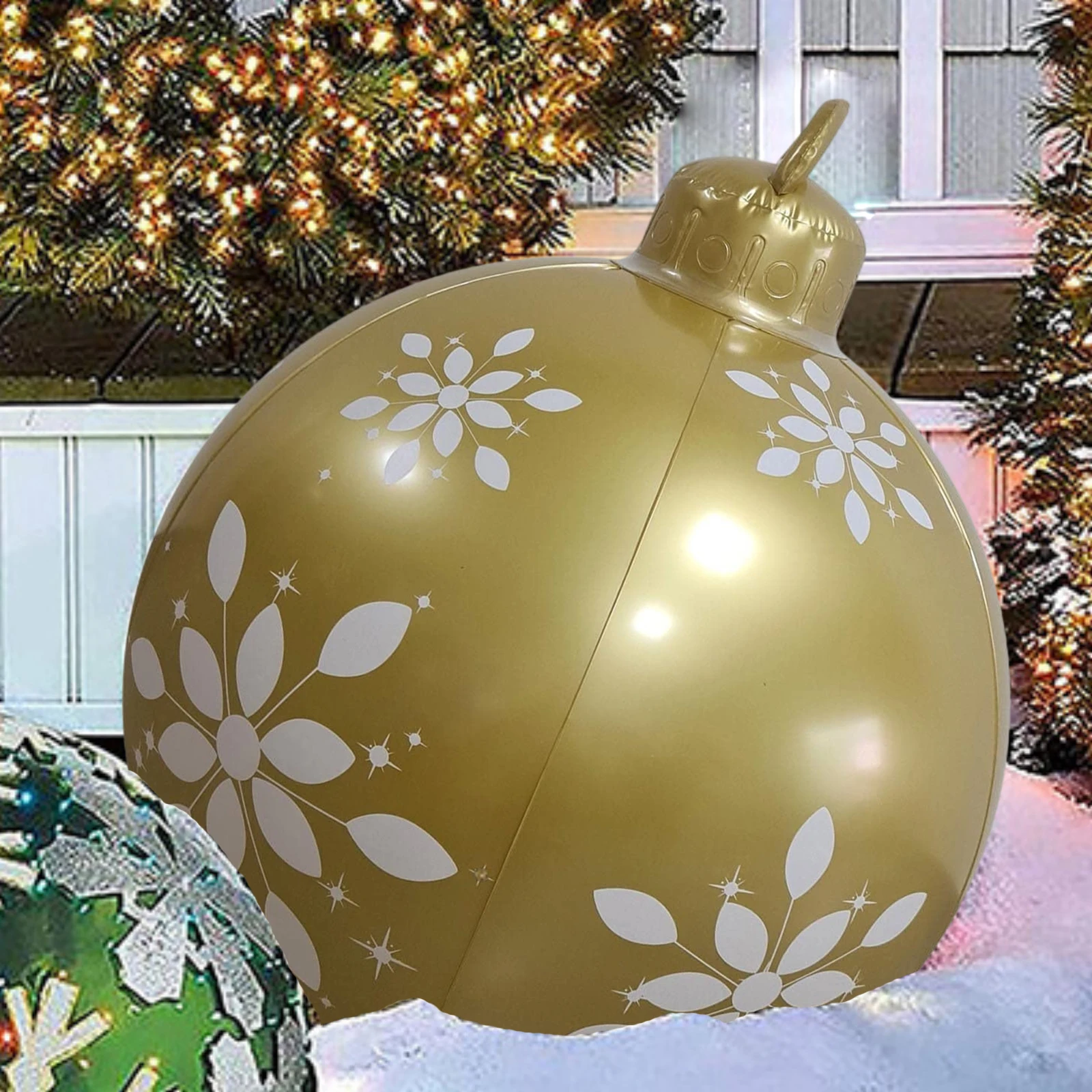 Рождественские шары 60 см украшения для рождественской елки 2021 Снежный шар