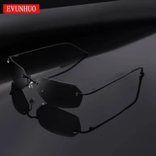Мужские солнцезащитные очки EVUNHUO Matrix Morpheus поляризационные из