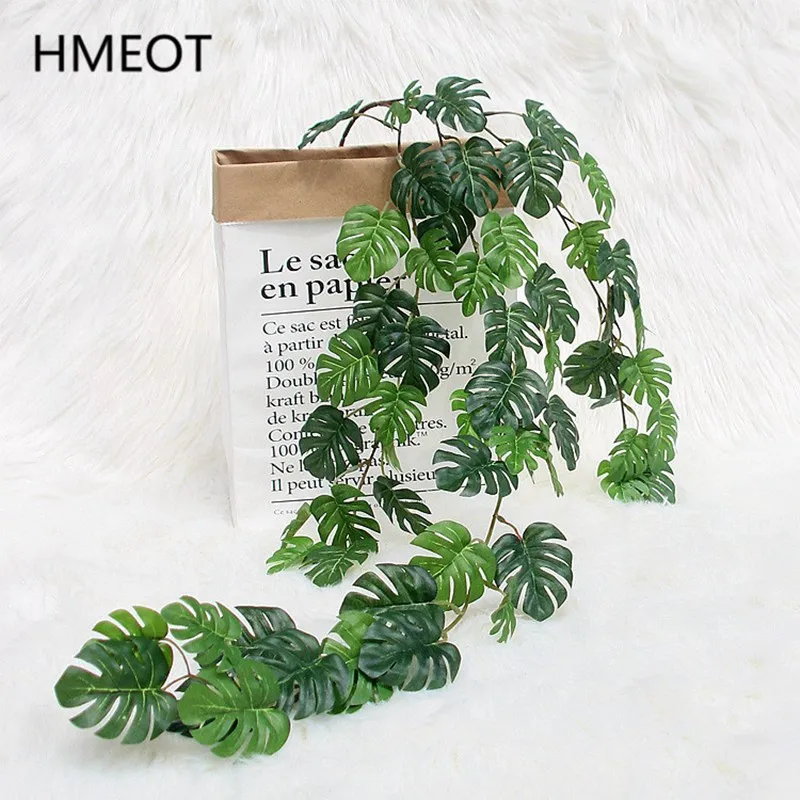 Искусственные растения искусственная черепаха листья ротанга подвесная стена