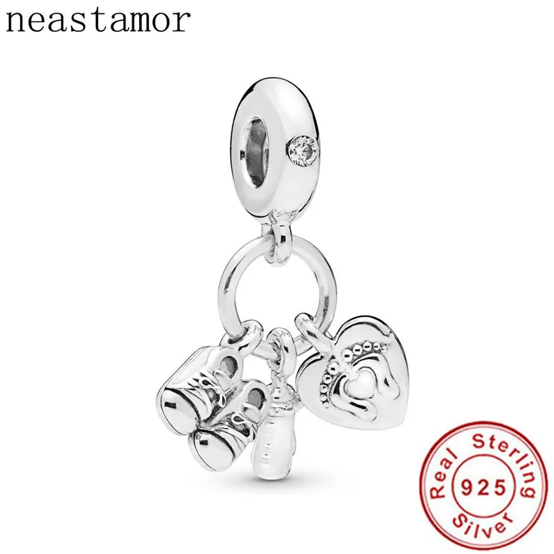 B223 925 пробы, серебряный, для девочек и мальчиков, Для дедушки, аграба, замок, волшебная лампа, корона, карета, сделай сам, бисер, подходит к оригинальному браслету Pandora, S033 - Цвет: B223