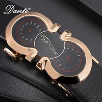 mens belt with automatic buckle leather youth personality belt head layer cowhide business belt