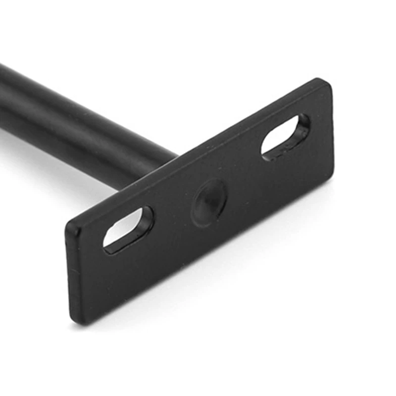 

6Pcs 5 inch Floating Shelf Brackets Concealed Blind Shelf Support for Raw Wood Shelves