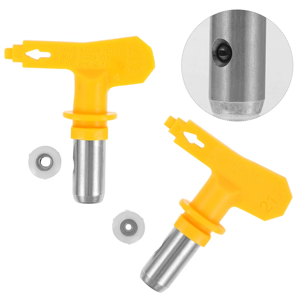 

2pcs Airbrush Nozzle Airless Paint Sprayer Tip Portable Paint Sprayer Nozzle
