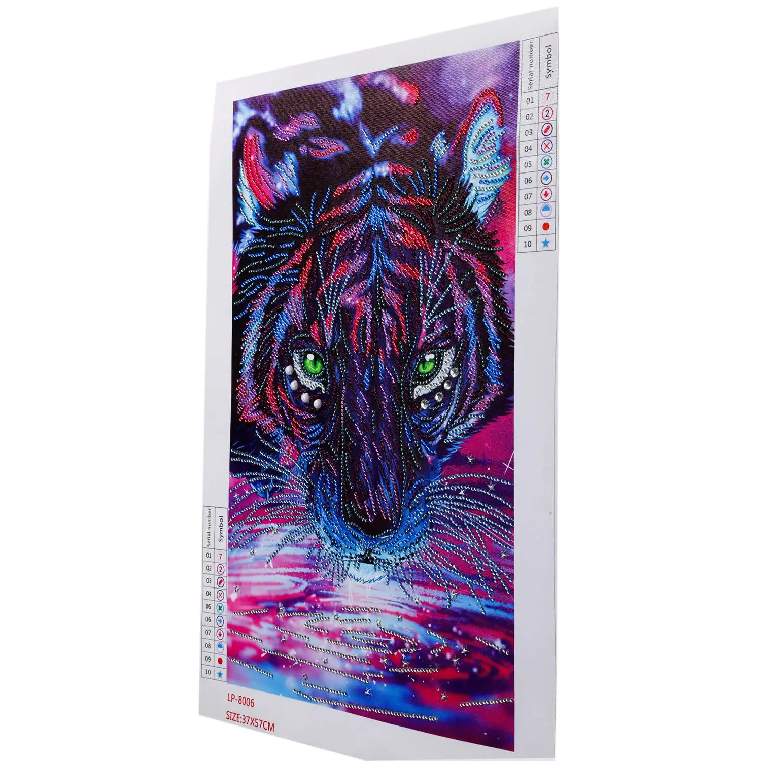 Diamond Painting Animal Water tiger Special Shape Embroidery Paint With Picture Home Decor | Дом и сад