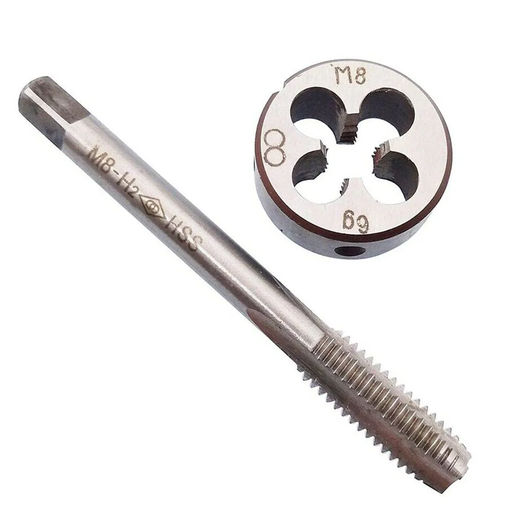 

HSS Metric Right Hand Tap And Die Set M8*1.25mm M2*1.5mm M20*1.5mm M3*0.5mm Fine Screw Thread Dies Taps Hand Tools