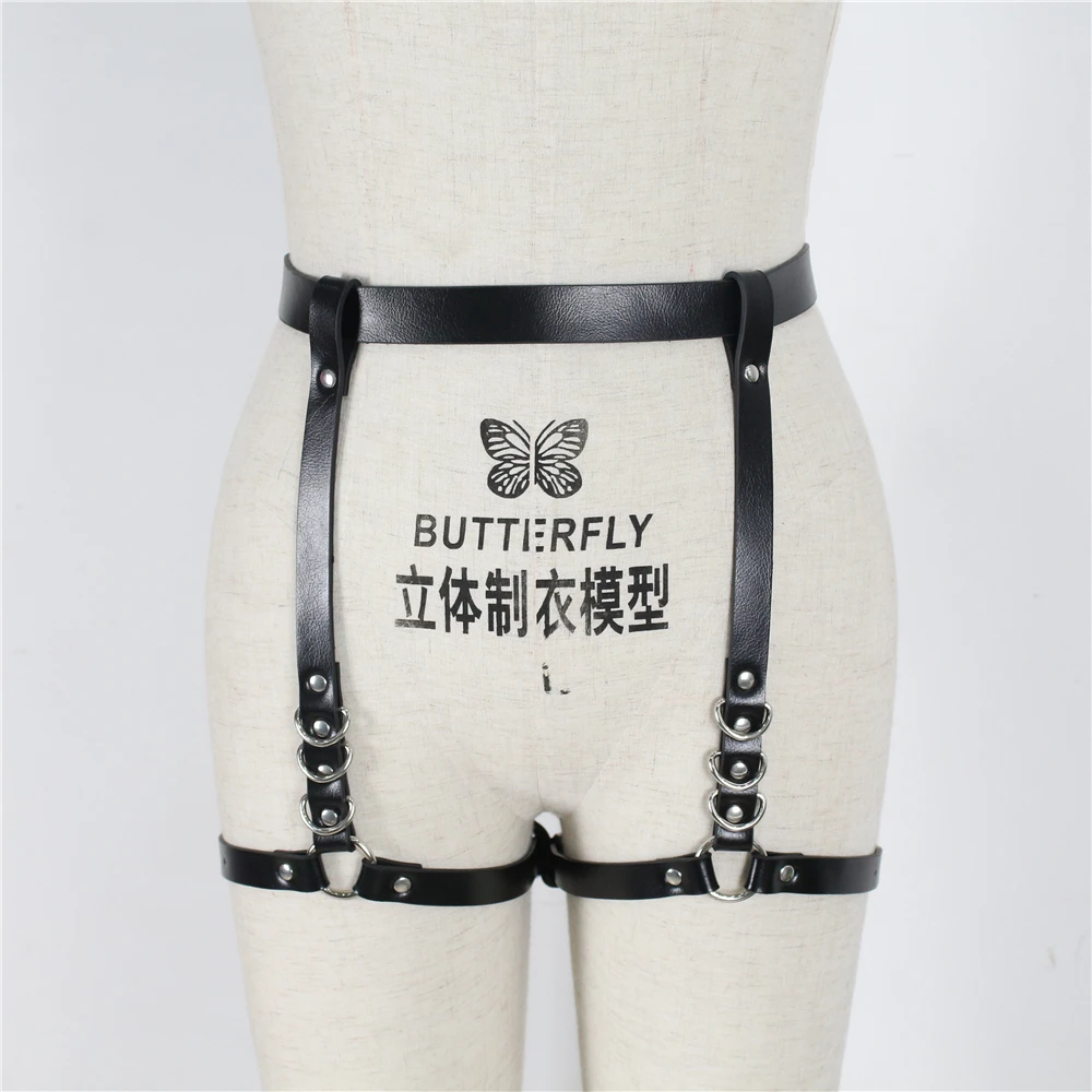 GAMPORL для женщин ремни тела сексуальные подвязки Связывание БДСМ кожаный ремешок