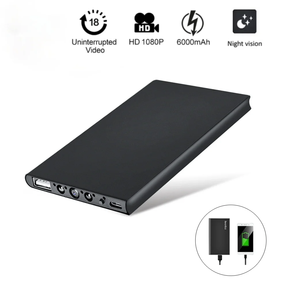 Портативная мини камера 1080P HD с функцией ночного видения|Компактные видеокамеры|