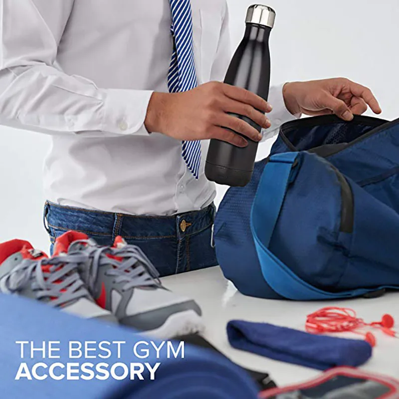 Спортивная бутылка для питьевой воды с одной стенкой из нержавеющей стали