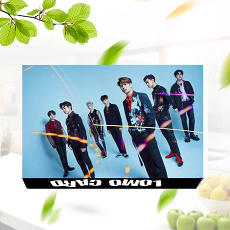 Kpop GOT7 Present New Album SPINNING TOP Lomo Photo Card Mark Bambam Photocard With Metal Box 30pcs/set | Канцтовары для офиса и