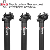 uno kalloy carbon fiber seatpost mountain road bike seat post 27 230 931 6mm mtb carbon fibre seat tube offset 10mm