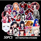 50 шт. Waifu хентай, аниме сексуальные девушки граффити багажник компьютер шлем телефон ноутбук чемодан скейтборд Мультяшные наклейки